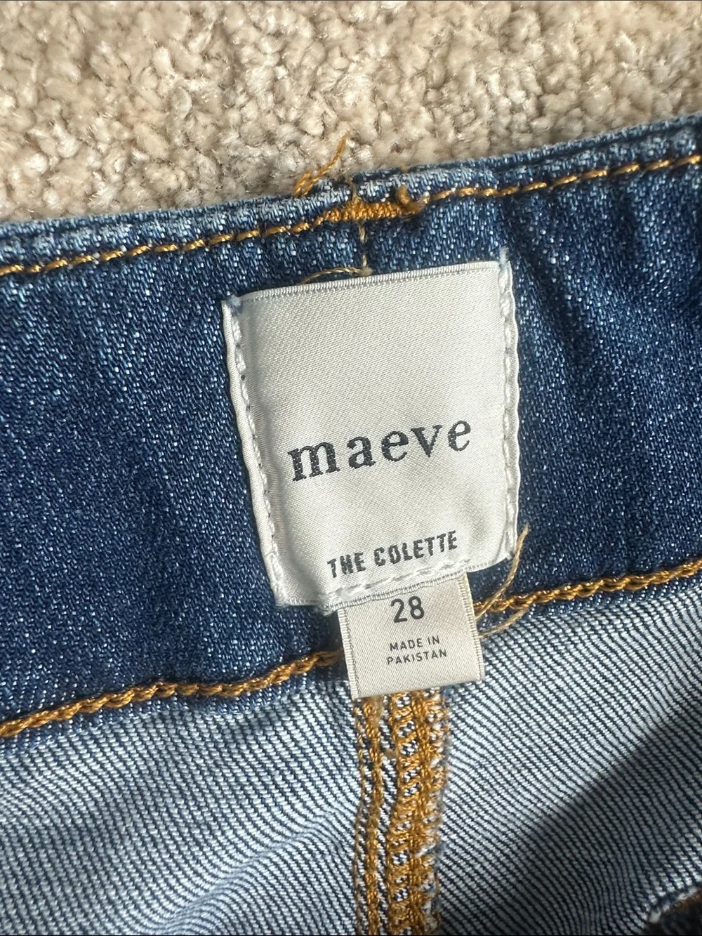 Meave “The Colette” cropped dark denim - Picture 2 of 5
